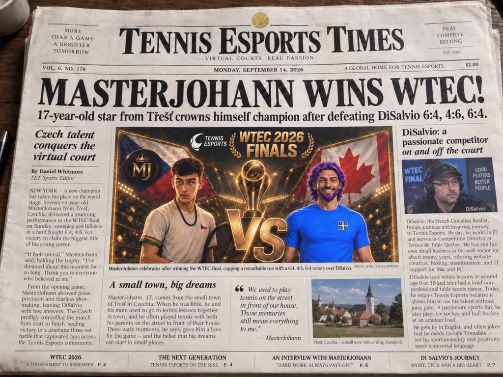 MasterJohann wins WTEC 2026