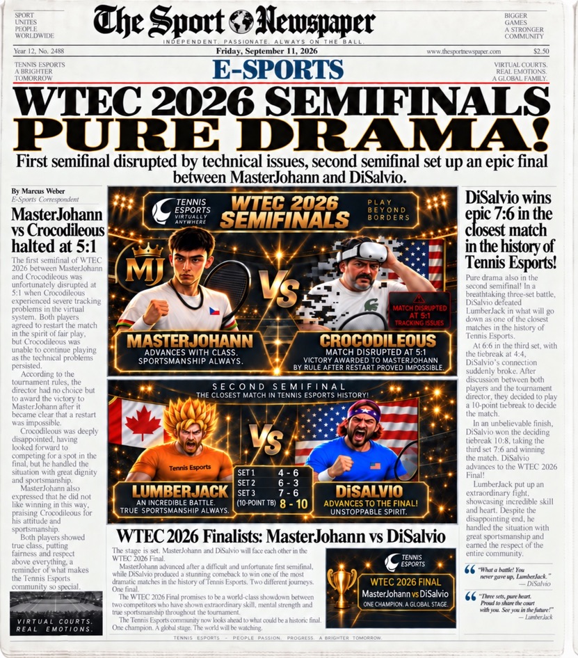 WTEC 2026 semifinals report
